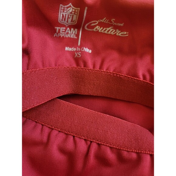 Atlanta Falcons All Sport Couture Red Halter Top Size XS - Picture 4 of 4